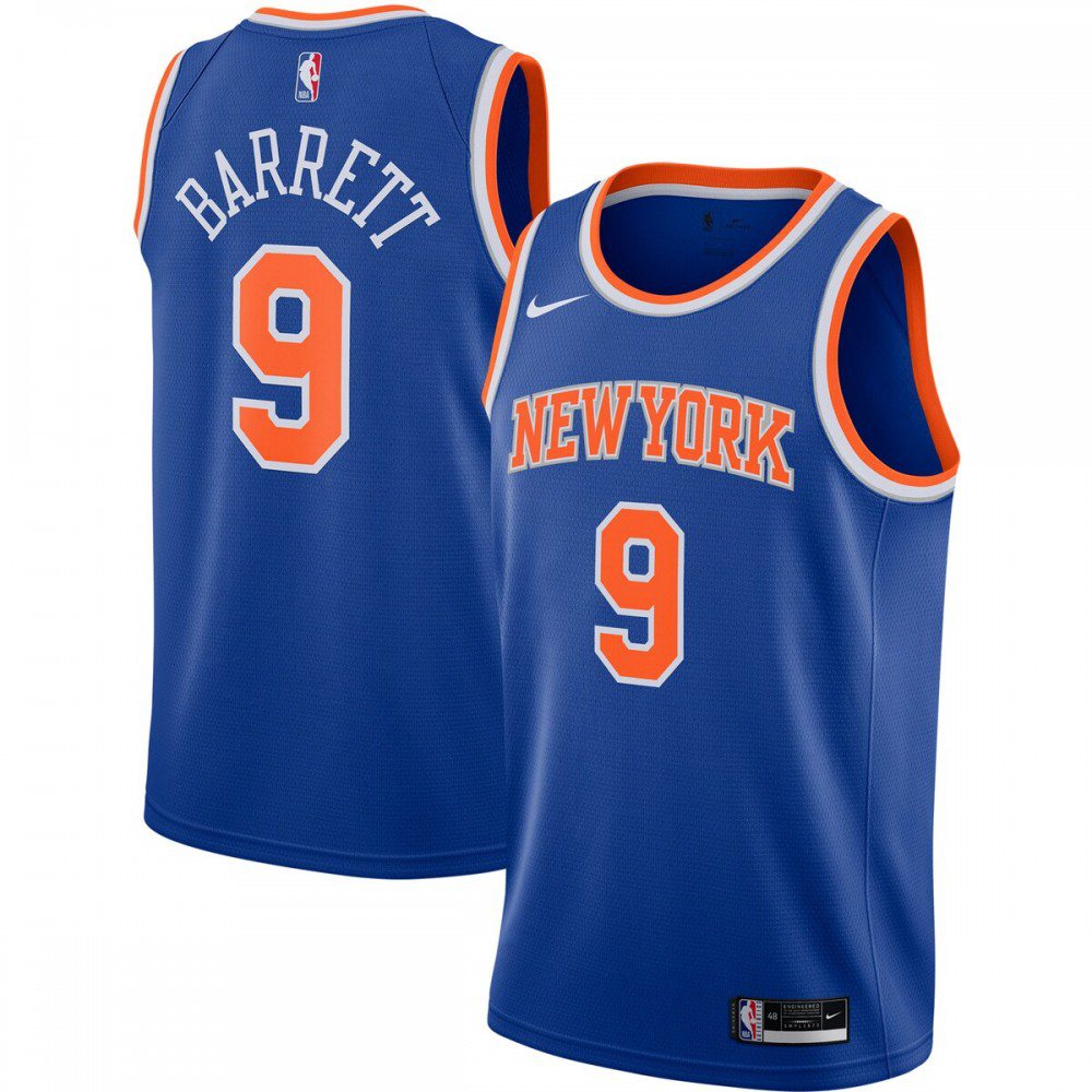 RJ Barrett New York Knicks 2020/21 Swingman Jersey - Blue - Icon Edition-Pro Kit Vault | Brand New 26/27 Sports Jerseys